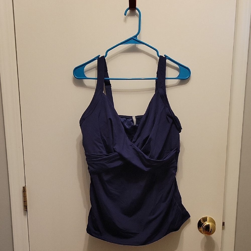 Stylish Navy Lands End Tankini